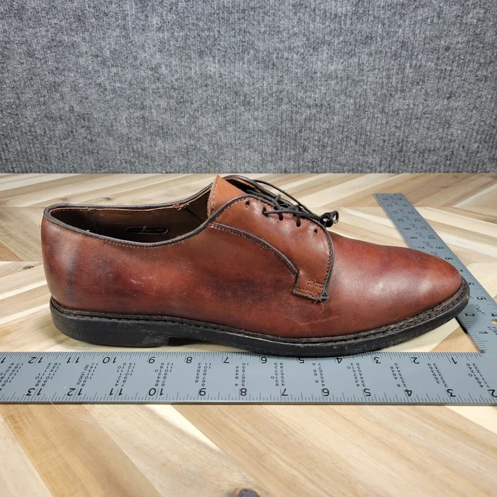 Allen Edmonds Badlands Mens 10 D Dress Shoes Oxfords Brown Leather